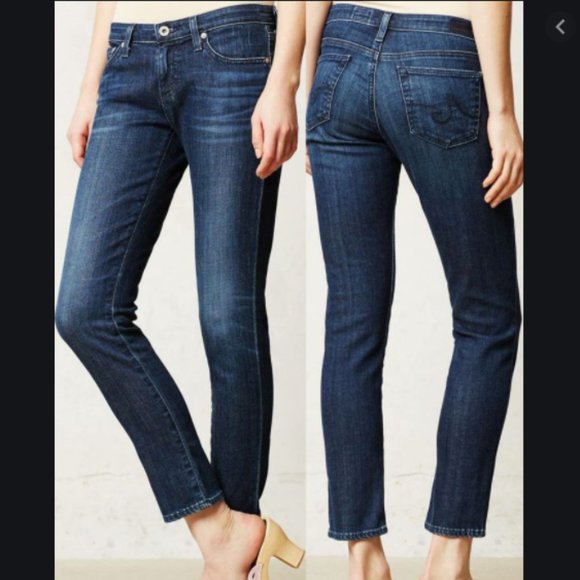 Ag Adriano Goldschmied Denim - Anthropologie | AG Stevie Slim Straight Jeans 30